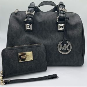Michael Kors Grayson Medium Speedy Bag and Wallet